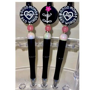 Hand made Beaded pens great for anyone who likes pens